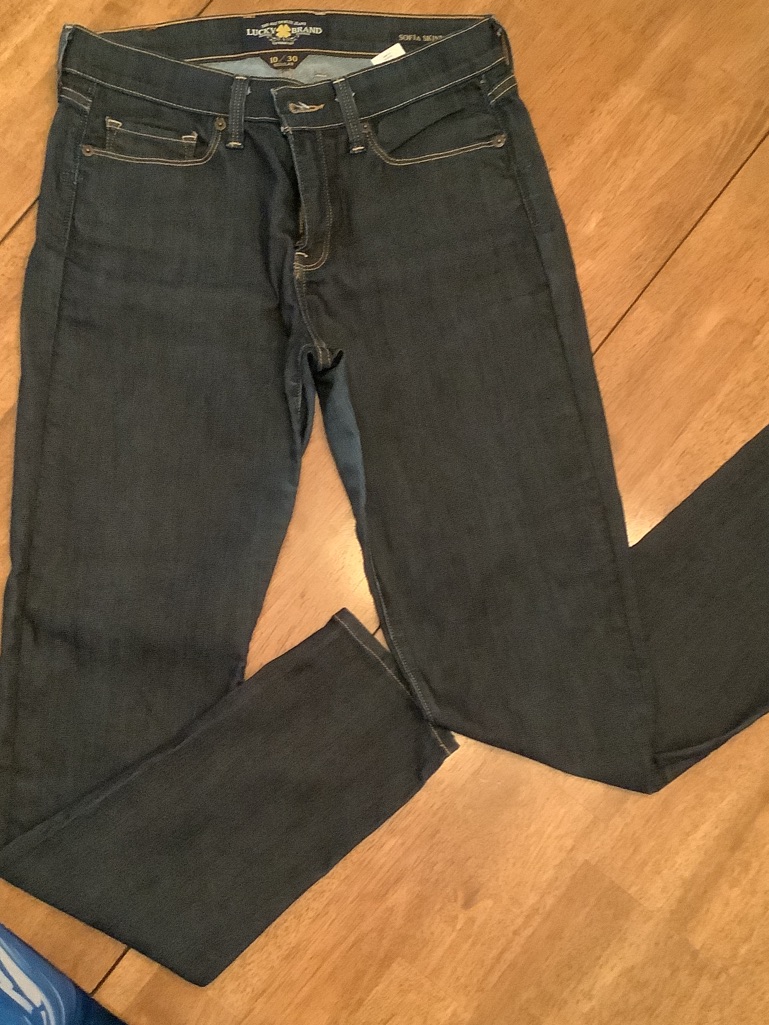 Lucky Brand Dark Indigo Straight Leg Jeans